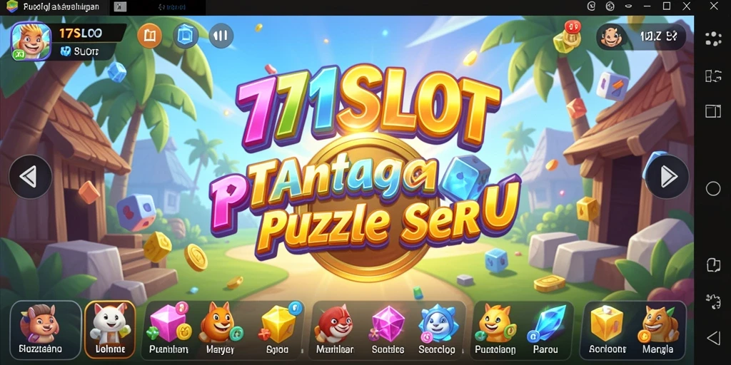 Tampilan gameplay <strong>171SLOT</strong> yang penuh warna dan menantang.