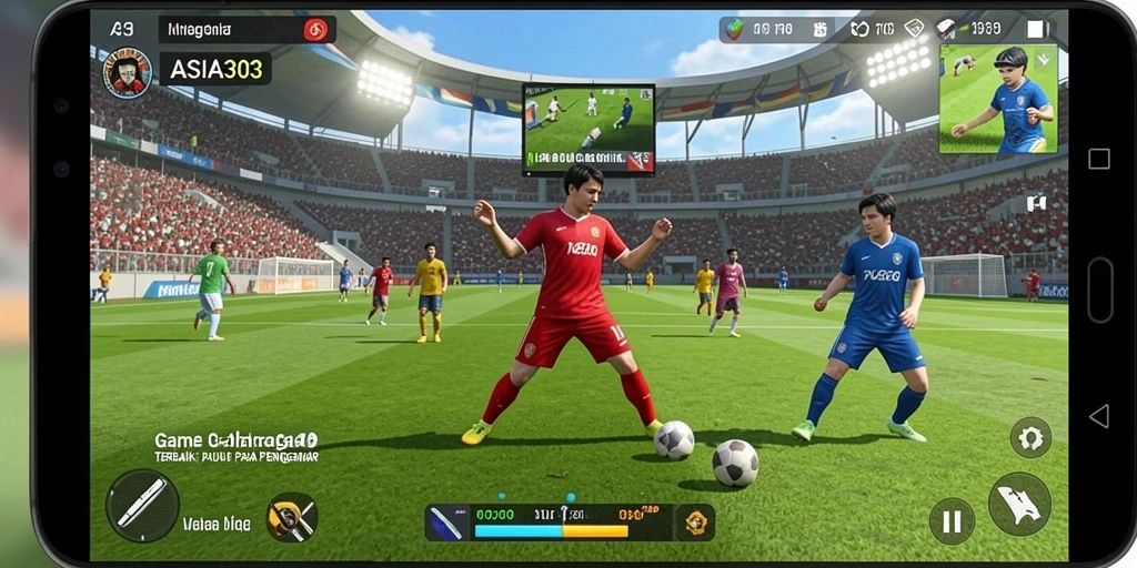 Tampilan gameplay mendebarkan dari ASIA303 yang menampilkan aksi olahraga.