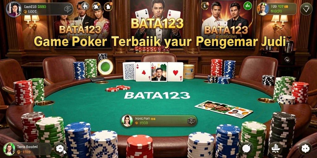 Screenshot gameplay BATA123 yang menampilkan aksi seru bermain poker.