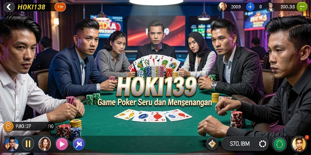 Screenshot gameplay HOKI138 yang menampilkan aksi seru Poker.