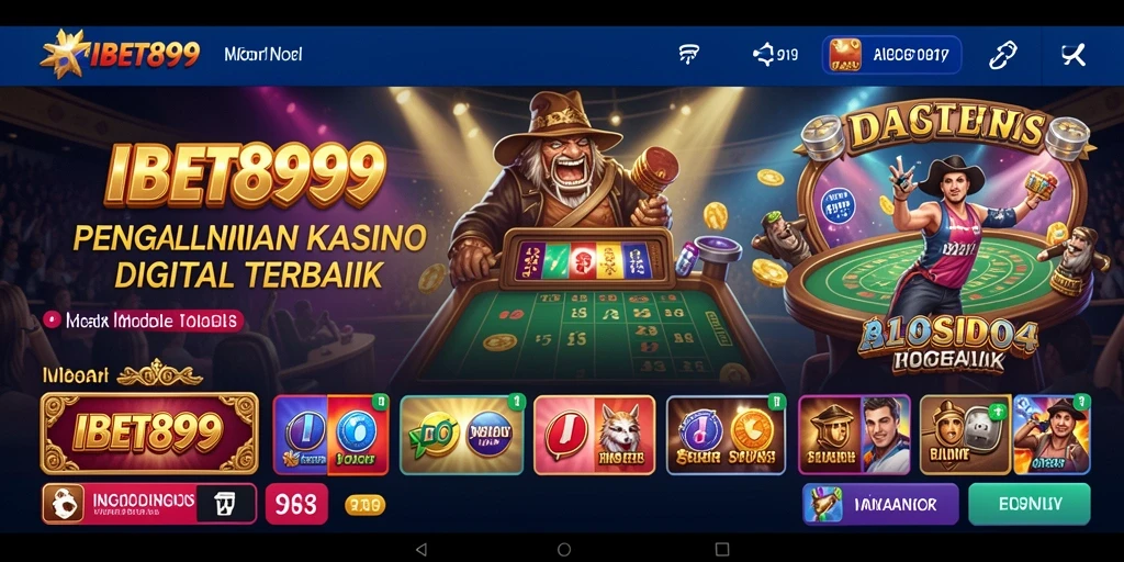 Tampilan menarik dalam permainan kasino IBET899 yang mengasyikkan.