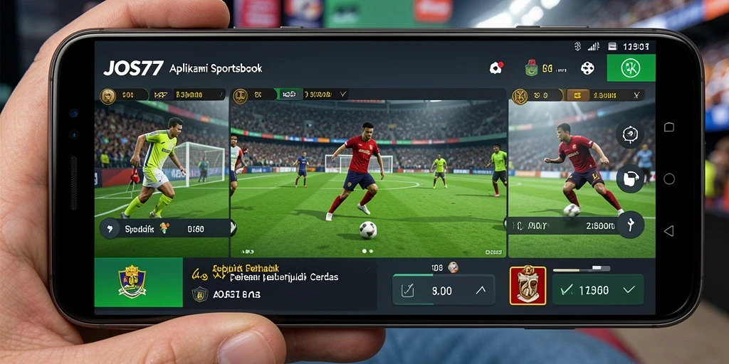 Tampilan menarik dari gameplay taruhan olahraga di JOS77.