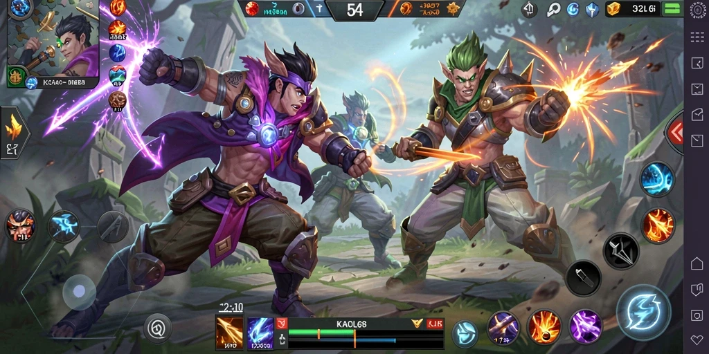 Tampilan menarik dari gameplay KAOL68 yang menegangkan.