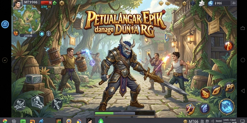 Gameplay MT966 yang seru dan menantang dalam dunia RPG.