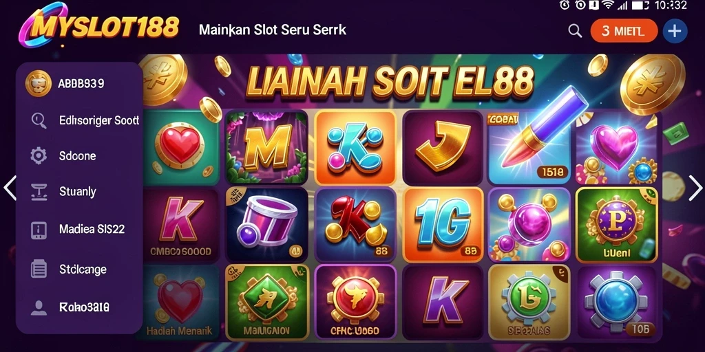 Tampilan menarik gameplay MYSLOT188 dengan berbagai slot seru.