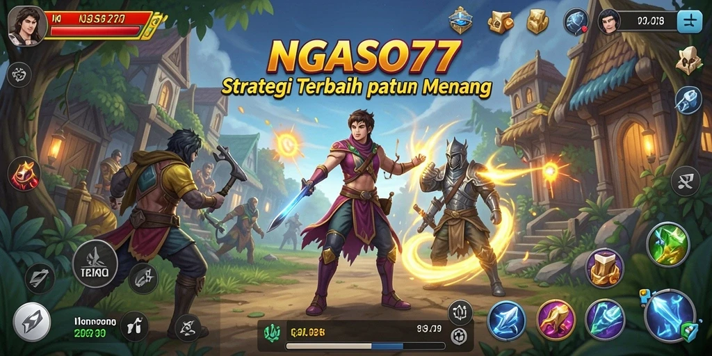 Gameplay strategi menegangkan di NGASO77.