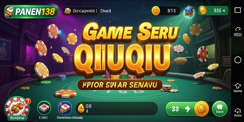 Screenshot gameplay PANEN138 menampilkan momen seru bermain QiuQiu.