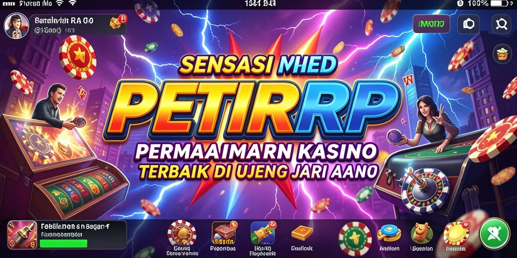 Tampilan menarik dari gameplay PETIRRP yang mendebarkan.