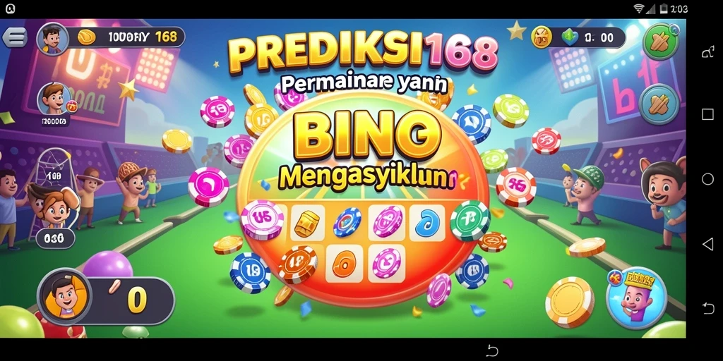 Tampilan gameplay seru dari permainan Bingo PREDIKSI168.
