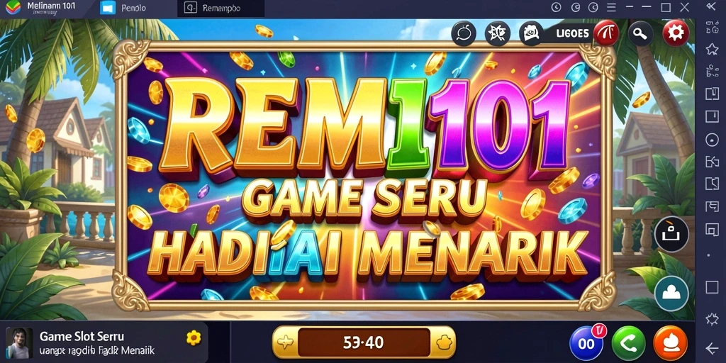 Tampilan gameplay <strong>REMI101</strong> yang seru dan menawan.