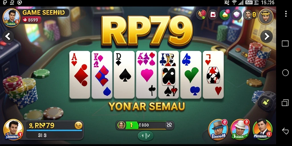 Tampilan menarik gameplay Domino yang seru dan menantang.