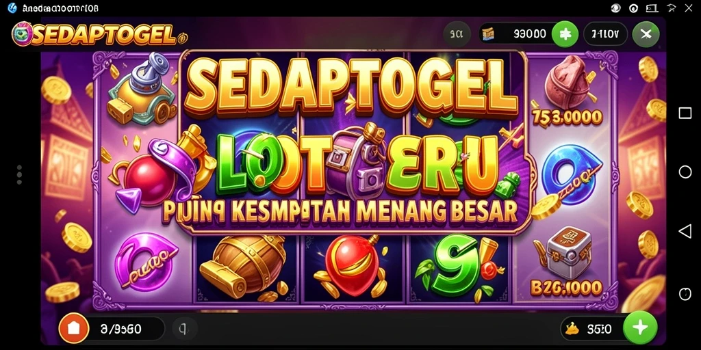 Screenshot gameplay mendebarkan dari permainan Slot SEDAPTOGEL.