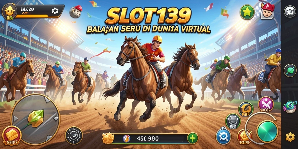 Screenshot penuh aksi dari game Racing SLOT138 yang mendebarkan.