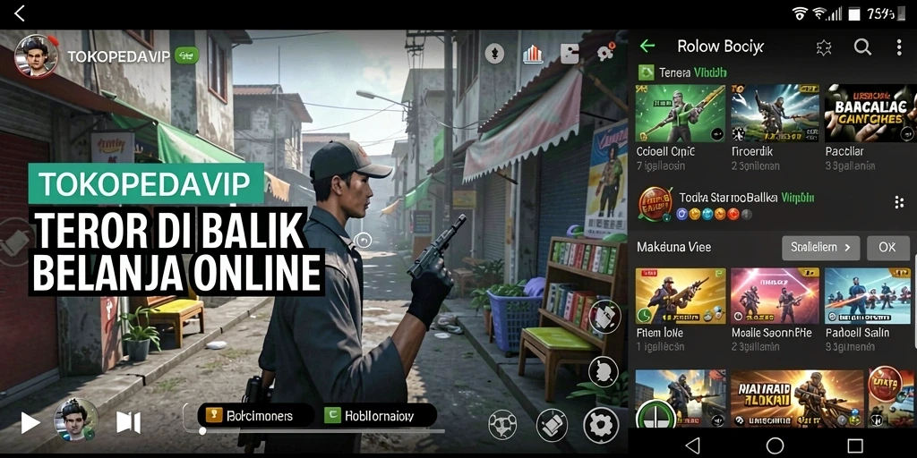 Gameplay menegangkan di TOKOPEDIAVIP penuh dengan teror.