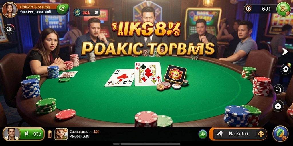 Tampilan gameplay Poker yang mendebarkan dalam WG87.